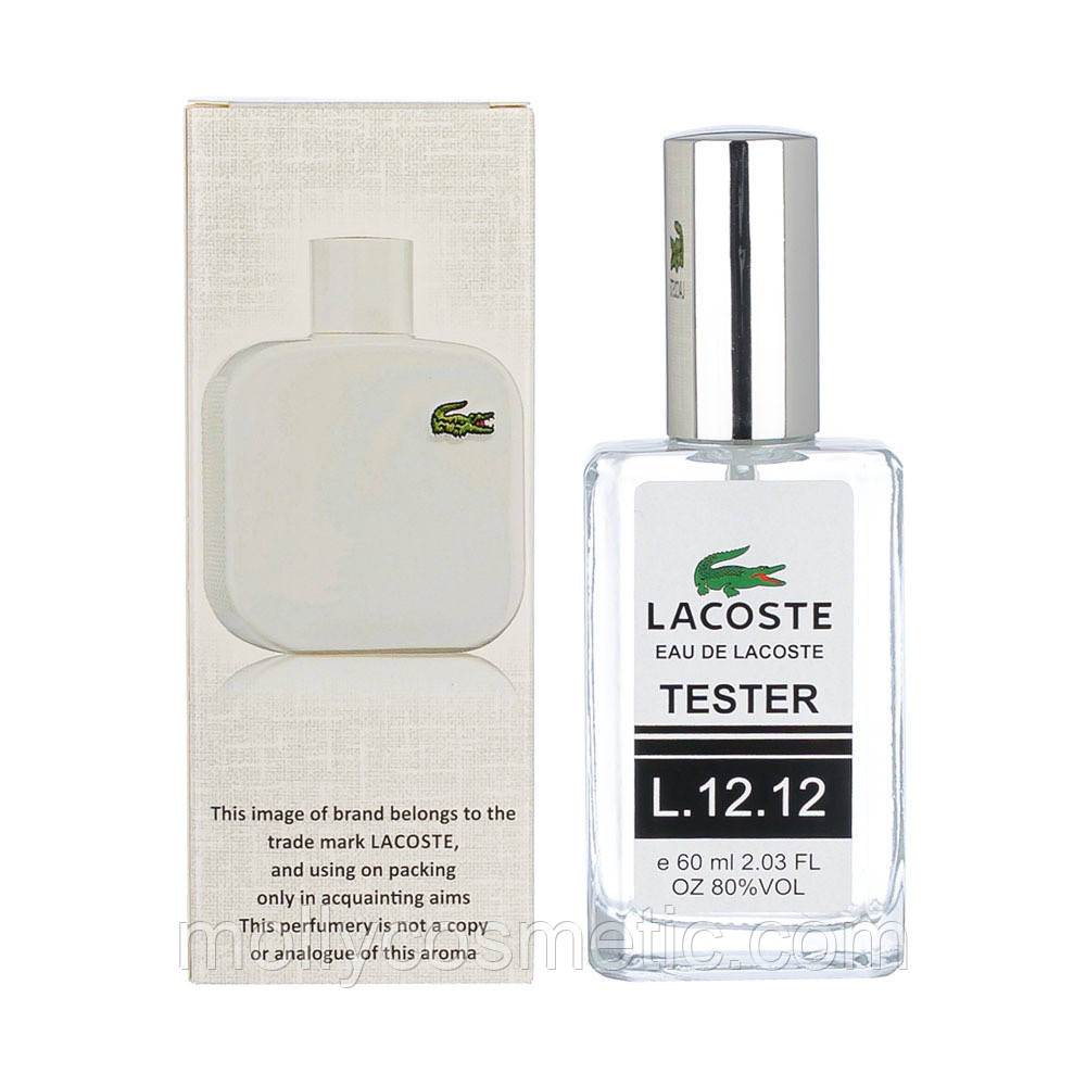 Чоловічий тестер Lacoste Eau De L.12.12 Blanc, фото 1