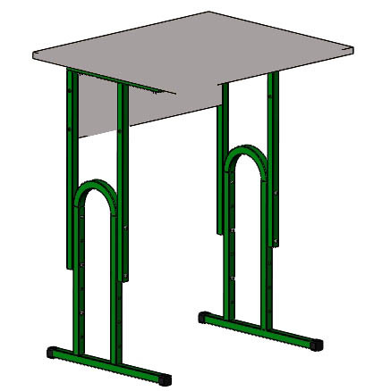 Каркас для парти Школяр регульований по висоті, фото 1