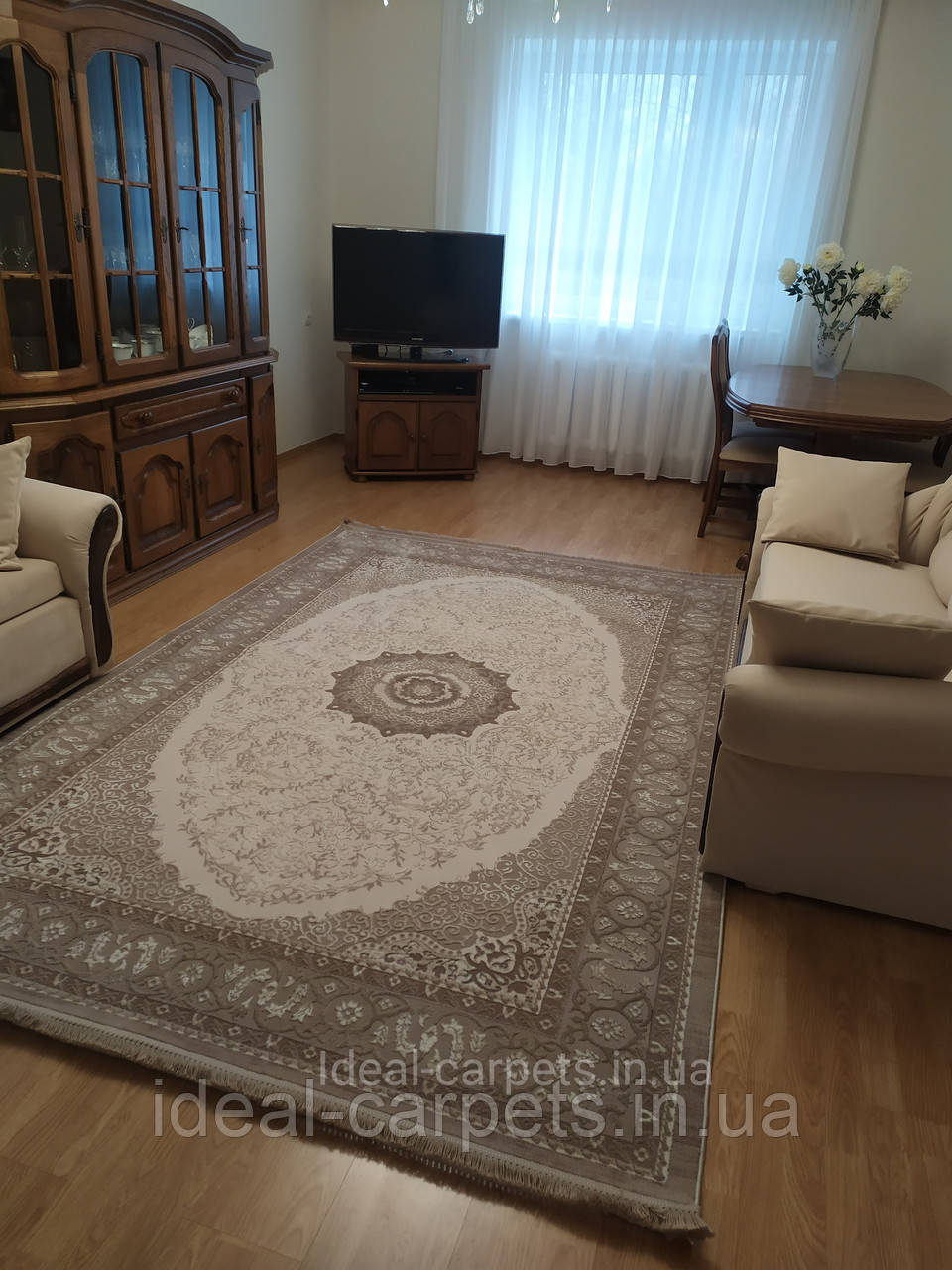 Килим 2х3м Orkide 0153 Крем Короткий ворс