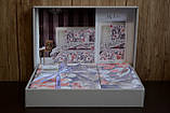 Комплект постільної білизни TM First Choice ранфорс 160*220 Homesko Jolly Ekru, фото 2