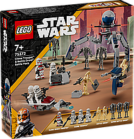 Конструктор LEGO Star Wars Клоны-пехотинцы и Боевой дроид. Боевой набор 75372 ЛЕГО