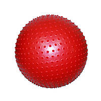 Мяч для фитнеса с массажными шипами SNS 60 см красный