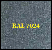 Гладкий лист POLYSTEEL — 0,45 мм / 1250 мм / PEMA / RAL 7024 Графіт