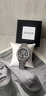 Жіночий наручний годинник Guess silver&black
