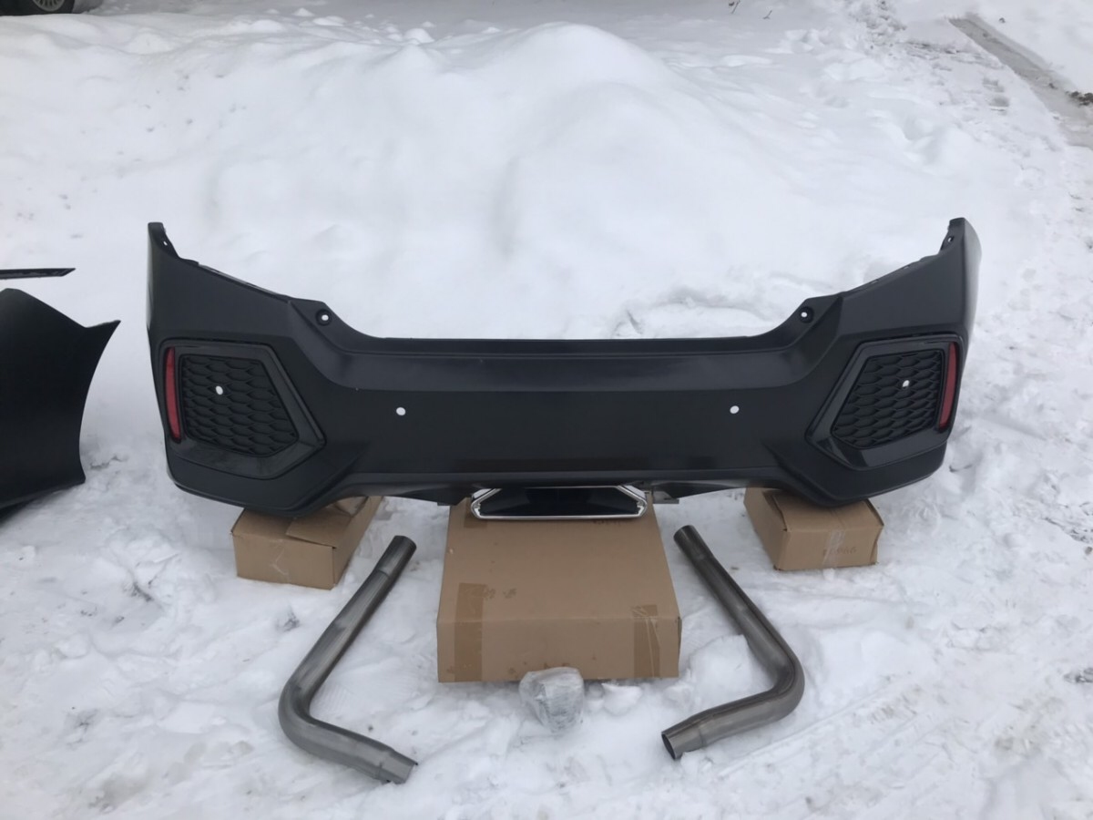 Вихлопна труба SI Honda Civic 4D 2016- для 1.5