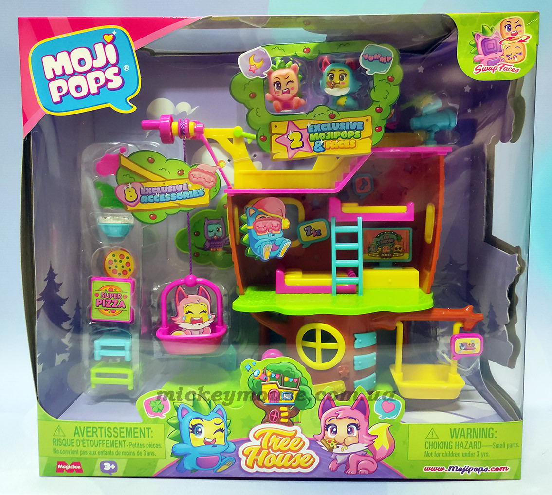 Ігровий набір Moji Pops Моджі Попс Будиночок на дереві MojiPops Playset Tree House PMPSP112IN20