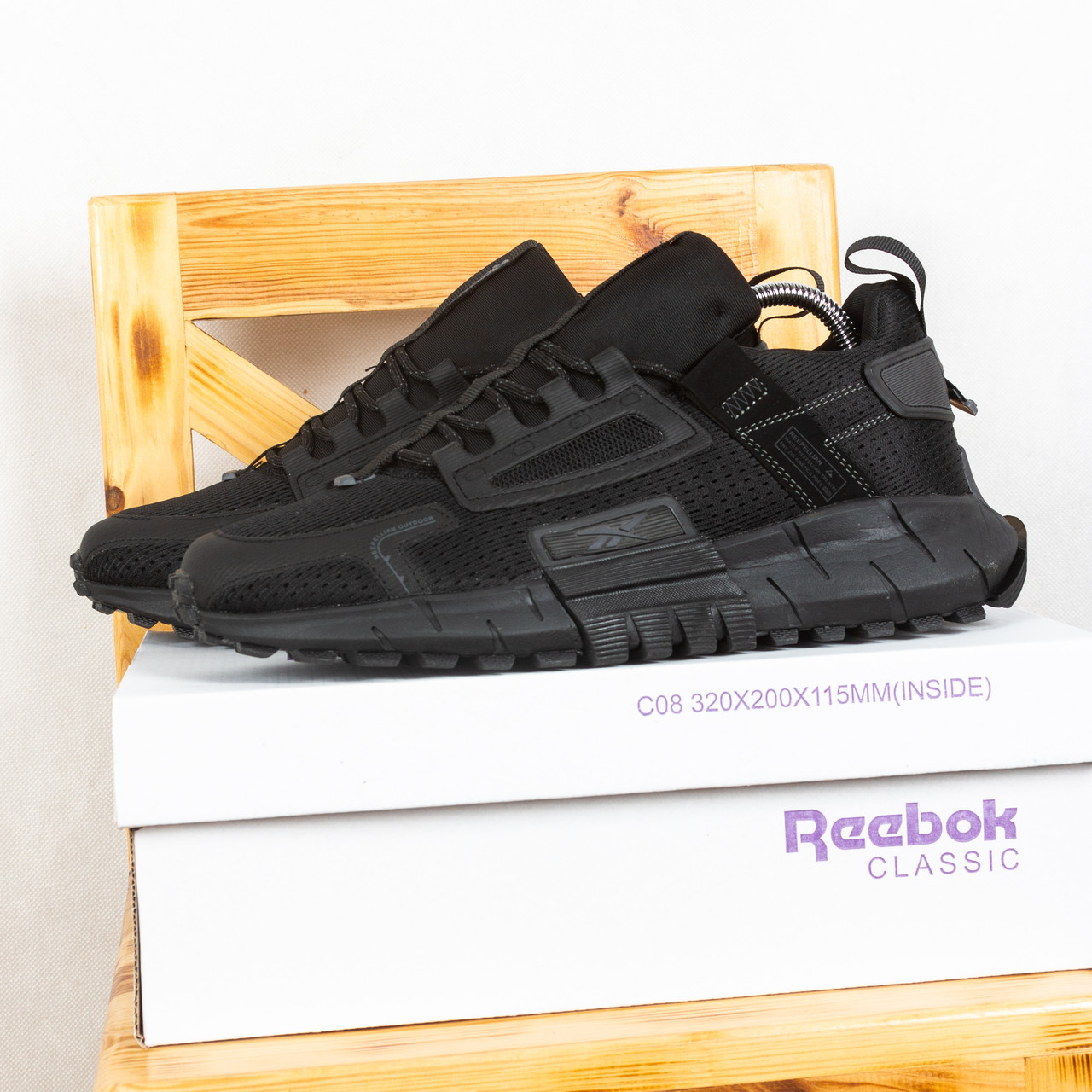 РОЗПРОДАЖ Чоловічі Кросівки Reebok Zig Kinetica чорні