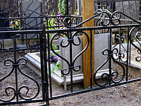 Оградка на кладбище кованая арт.рт 9