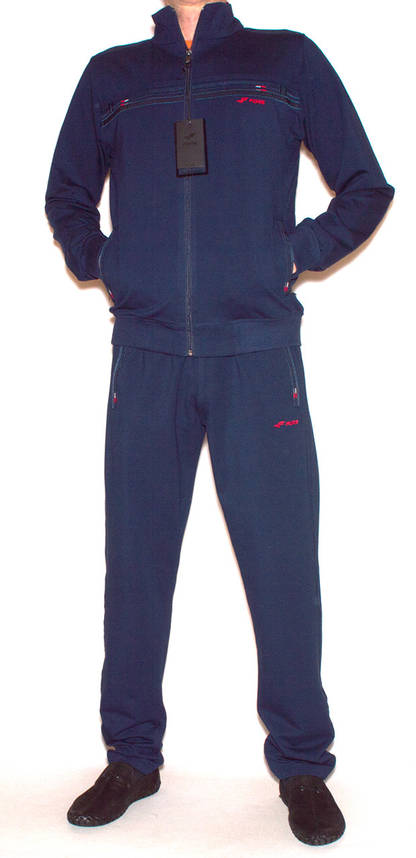 Чоловічий спортивний костюм з прямими брюками Fore2227 M,L,XL,XXL, 3XL, фото 2