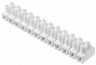 Клемна колодка 2,5-4 мм2 / 3А біла