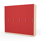 Шафа 5-секційна дитяча 1456x350x1320, фото 6