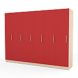 Шафа 6-секційна дитяча 1744x350x1320, фото 4