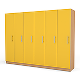 Шафа 6-секційна дитяча 1744x350x1320, фото 9