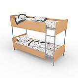 Ліжко двоярусне з дробиною 1450x650x1450, фото 2