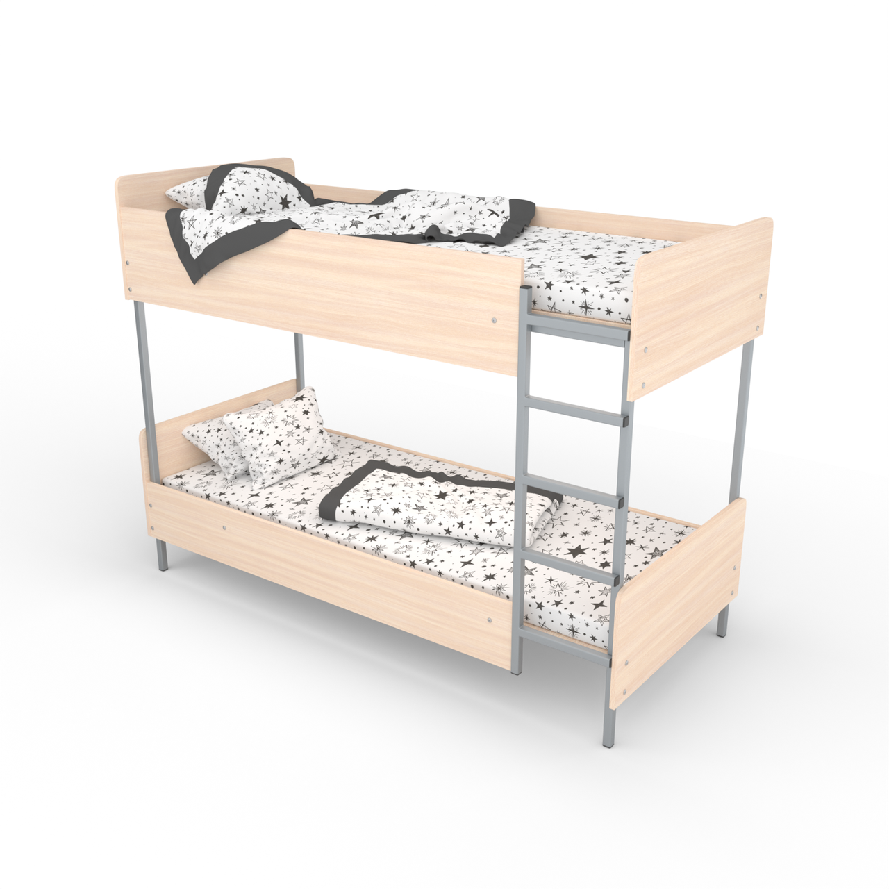 Ліжко двоярусне з дробиною 1450x650x1450, фото 1