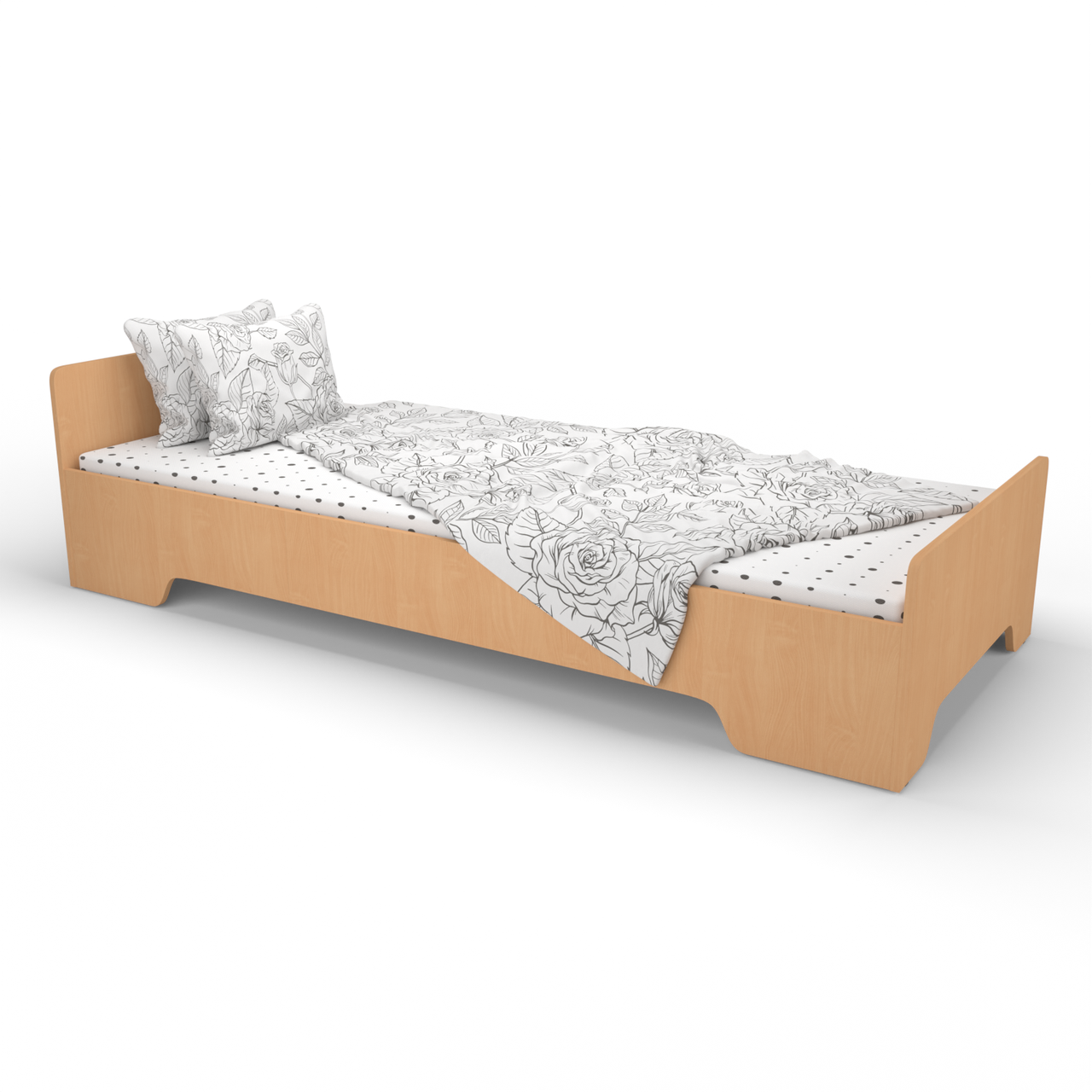 Ліжко КДО-005/1932х838х500/16, фото 1