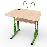 Парта Школяр Трапеция 3-6 зр. гр. p з вирізом під учня 700х500 пряма\з нахилом