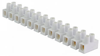 Клемна колодка 10 мм2 / 10А біла