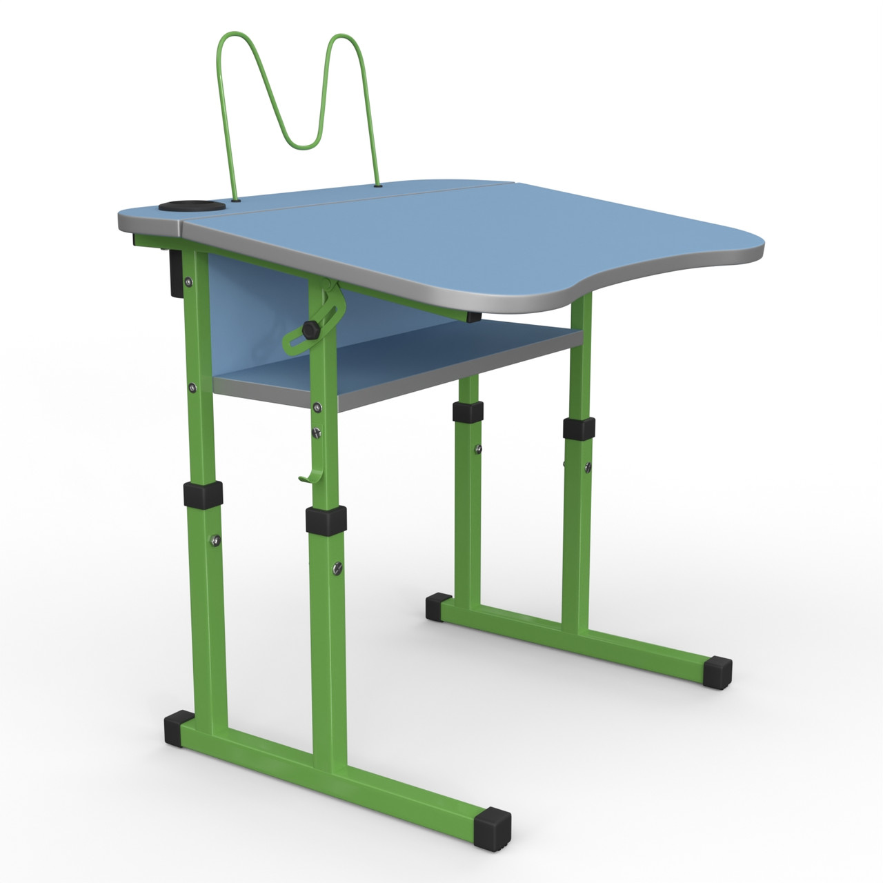 Парта Оптима з регульованим нахилом 3-6 зр. гр.600х500\700х500\700х585, фото 1
