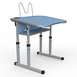 Парта Оптима з регульованим нахилом 3-6 зр. гр.600х500\700х500\700х585, фото 2