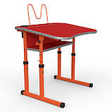 Парта Оптима з регульованим нахилом 3-6 зр. гр.600х500\700х500\700х585, фото 5