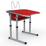 Парта Оптима з регульованим нахилом 3-6 зр. гр.600х500\700х500\700х585, фото 7