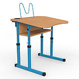 Парта Оптима з регульованим нахилом 3-6 зр. гр.600х500\700х500\700х585, фото 8