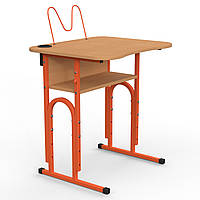 Парта Модель 05 4-6 зр. гр. 600х500 пряма стільниця\ з нахилом