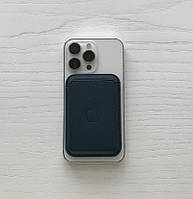 Чехол кошелек Leather Wallet with MagSafe для iPhone, магнитный кошелек для кредитных карт, водительских прав