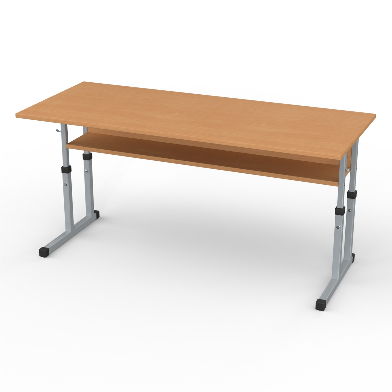 Парта Школяр 3-6\4-6\4-7 зр. гр. рег. 1200х500 пряма стільниця \ з нахилом, фото 1