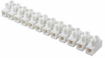 Клемна колодка 16 мм2 / 30А біла