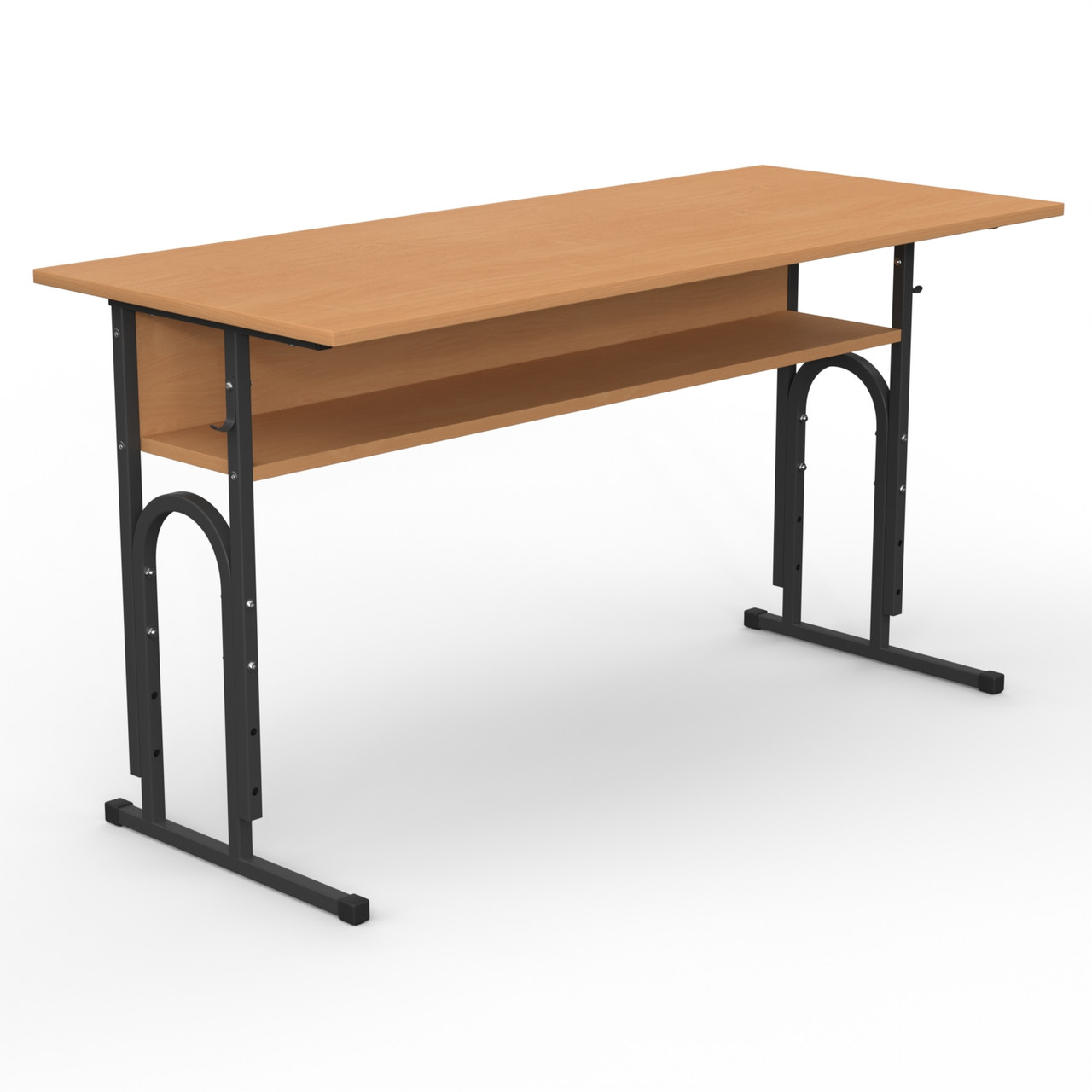 Парта 05 4-6 зр. гр. рег. 1200х500  пряма стільниця \ з нахилом, фото 1