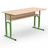 Парта 05 4-6 зр. гр. рег. 1200х500  пряма стільниця \ з нахилом, фото 5