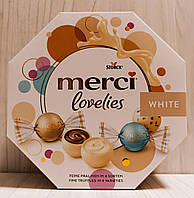 Конфеты в коробках белые Мерси Merci white 185 гр