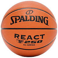 Баскетбольний м'яч Spalding REACT TF-250 помаранчевий Уні 7 арт 76801Z