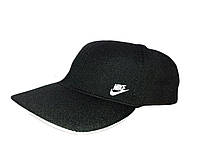 Кепка-бейсболка чорна чоловіча закрита на стрейч-гумці Nike Чоловічі жіночі бейсболки найк розмір 57-58