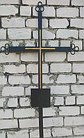 Хрест Nº9 звичайний з позолотою