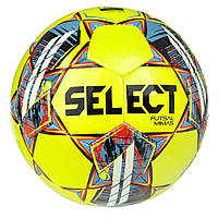 Футзальний м'яч SELECT Futsal Mimas (FIFA Basic) v22 жовто-білий Уні 4