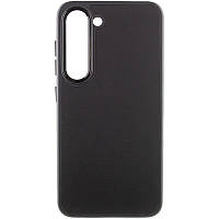 Шкіряний чохол Bonbon Leather Metal Style для Samsung Galaxy S23+, Чорний / Black