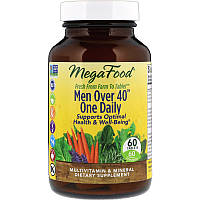 Витамины для мужчин MegaFood Men Over 40 One Daily 40+ без железа 60 таблеток (2289)