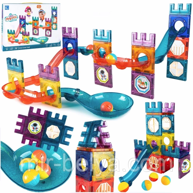 Магнітний конструктор лабіринт magnetic diy блоки, фото 1