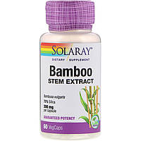 Бамбук екстракт стебла Solaray 60 капсул (19918)