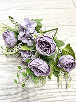 Штучна півонічна троянда (25 см), фото 3