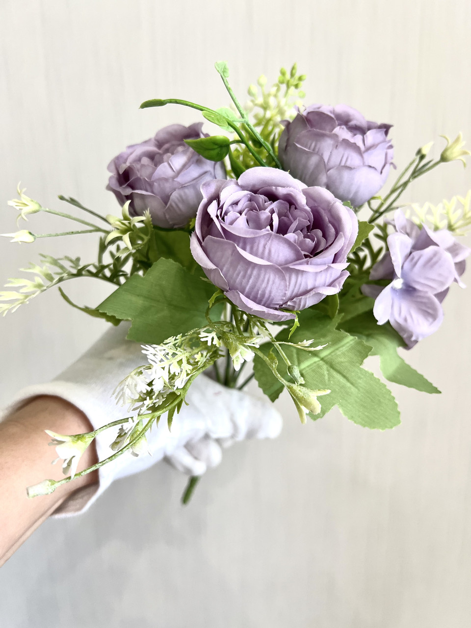 Штучна півонічна троянда (25 см), фото 1