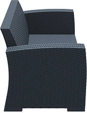Диван, софа ротанг Dark Grey (Monaco Lounge Sofa), арт. 832, фото 4