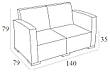Диван, софа ротанг Dark Grey (Monaco Lounge Sofa), арт. 832, фото 9