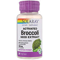 Броколі активований екстракт насіння Broccoli Solaray 350 мг 30 вегетаріанських капсул