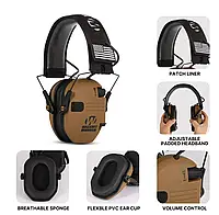 Активні навушники для стрільби Walker's Razor Slim - Тактична перевага для військових Койот