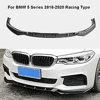 Губа на передний бампер BMW 5 серия G30 G31 2017-2020 М пакет Сплиттер