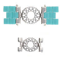 Конектор DETIS-TILA BEAD CONNECTOR, античне срібло